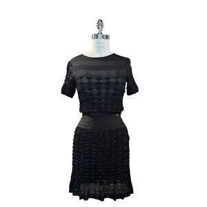 Chanel Stretch Mini Dress - Textured Ruffle